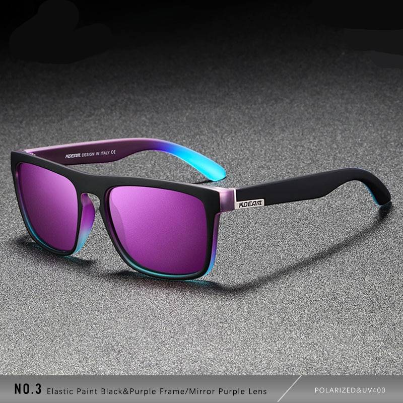 Polarized Designer Sunglasses Colorful Frames Men's Sunglasses