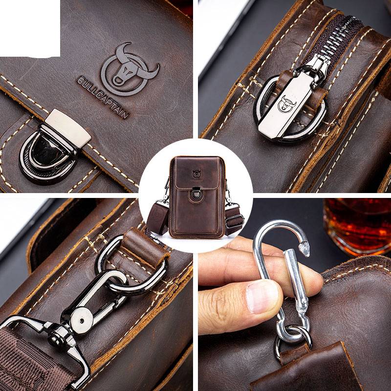Business Pack Wallet Phone Purse Bag for Men Chest Waist Bags