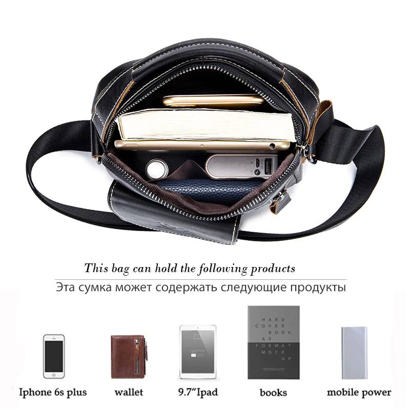 Messenger Bag for Men Crossbody Bag Purses Chest Waist Bags