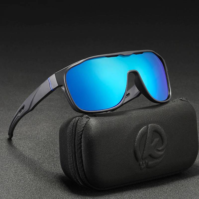 Oversized Polarized Glasses Sports Protective Goggles Men's Sunglasses