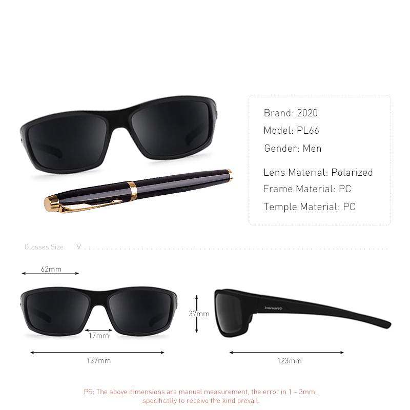Men's Fashion Eyewear New Polarized Sunglasses Men's Sunglasses