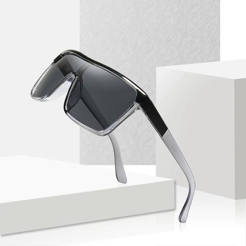 New Flynn Style One Piece Outdoor UV400 Sunglasses Men's Sunglasses