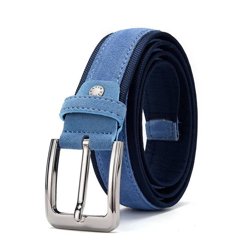 Men's Suede Leather Belts With Pin Buckle | Jewelry Addicts
