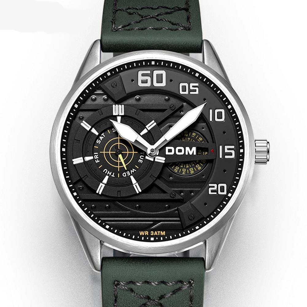 DOM Brand Men's Business Sports Quartz Wristwatch DOM
