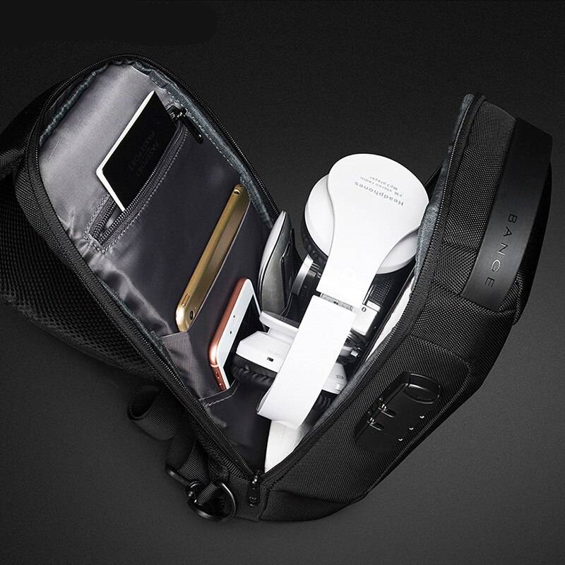 Sling Backpack Anti-Theft Chest Bag Casual Shoulder Crossbody Waterproof Scratch Proof Bag Chest Waist Bags