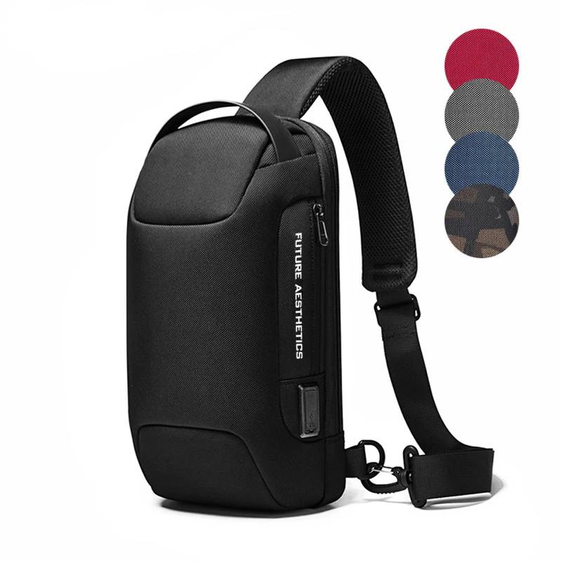 Sling Backpack Anti-Theft Chest Bag Casual Shoulder Crossbody Waterproof Scratch Proof Bag Chest Waist Bags