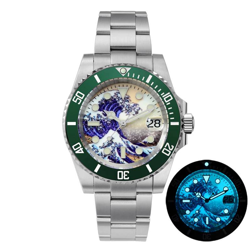 San Martin Diver Watch Ghost Luxury Mens Automatic Mechanical Watches San Martin Watches Watches For Men