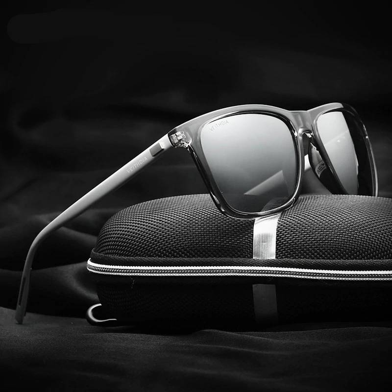 Unisex Sunglasses Retro Aluminum TR90 Polarized Lenses Men's Sunglasses
