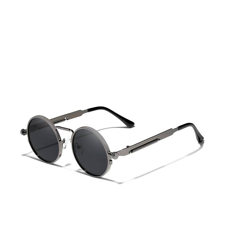 Retro Steampunk Polarized Sunglasses Men's Sunglasses