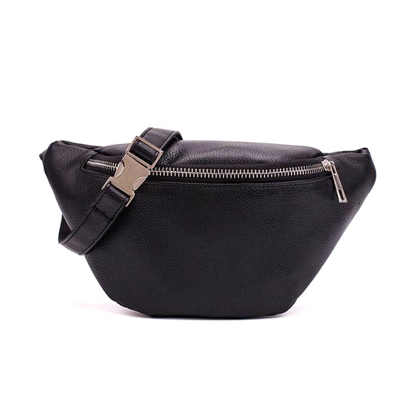 Waist Pack Fashion PU Leather Fanny for Women Chest Waist Bags
