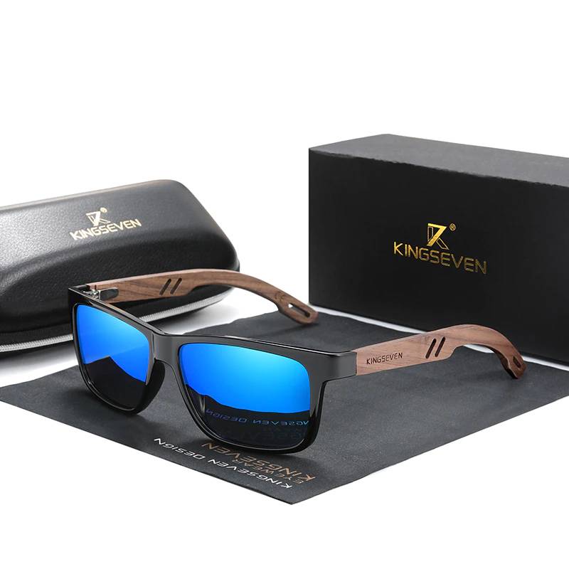 Design TR90+Walnut Wood Handmade Sunglasses Men's Sunglasses