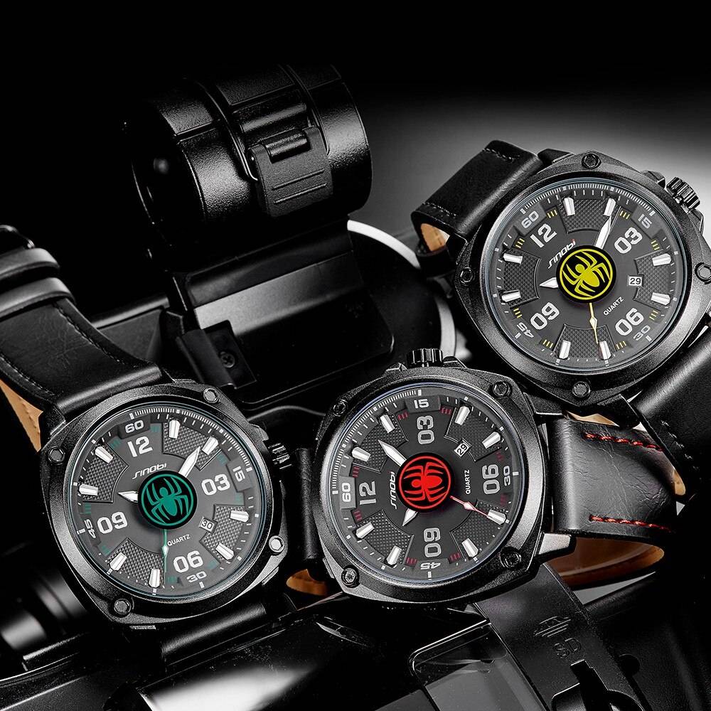 Sinobi Creative Design Watches with Leather Band Sinobi Watches