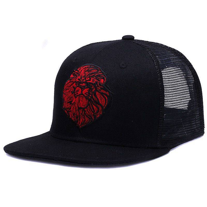 Lion Face Snapback Hat Unisex Trucker Hat Hip Hop Adjustable Baseball Cap baseball caps