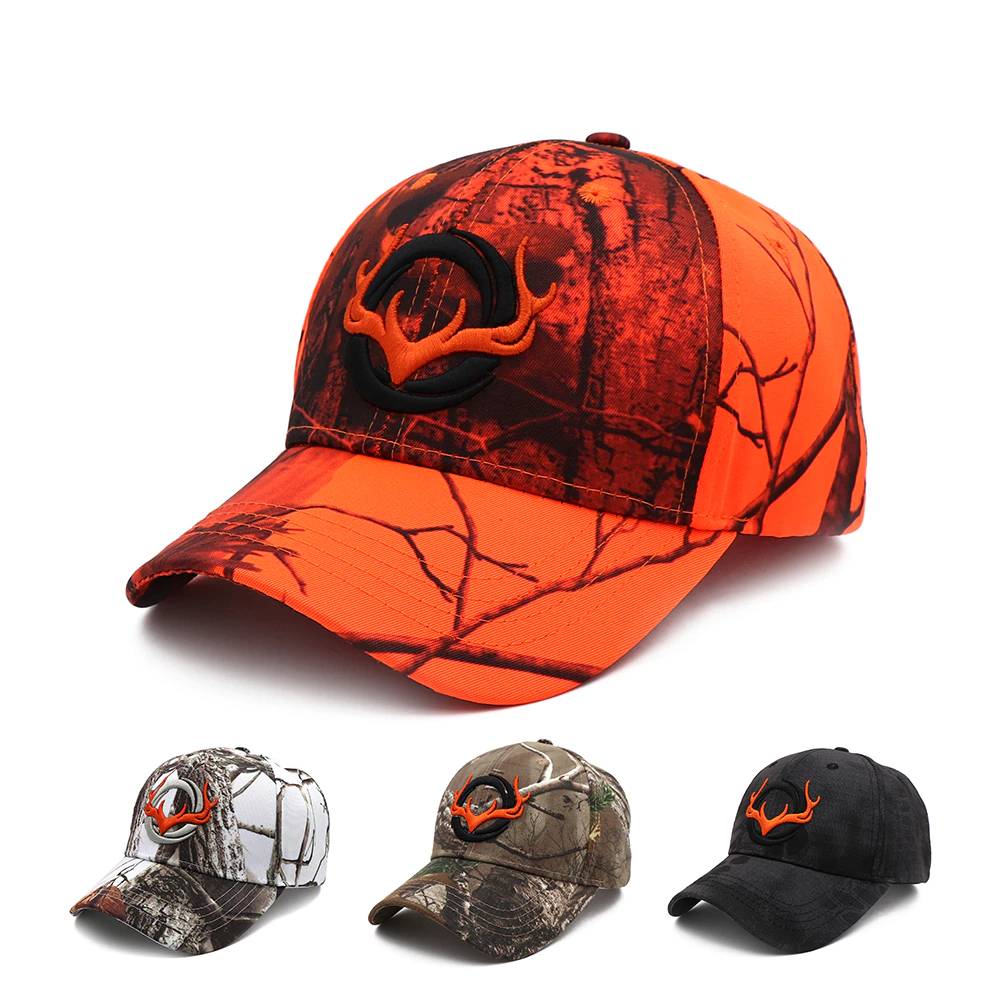 3D Deer Head Outdoor Hunting Camouflage Jungle Hat baseball caps