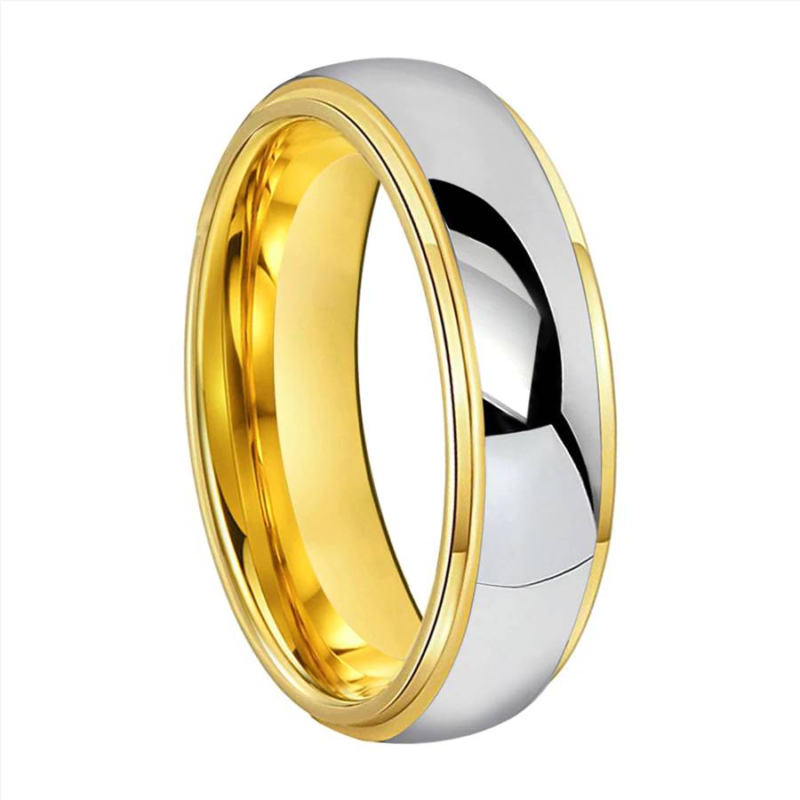 6/8mm Fashion Tungsten Carbide Wedding Band for Men Women Mens Rings Women's Rings