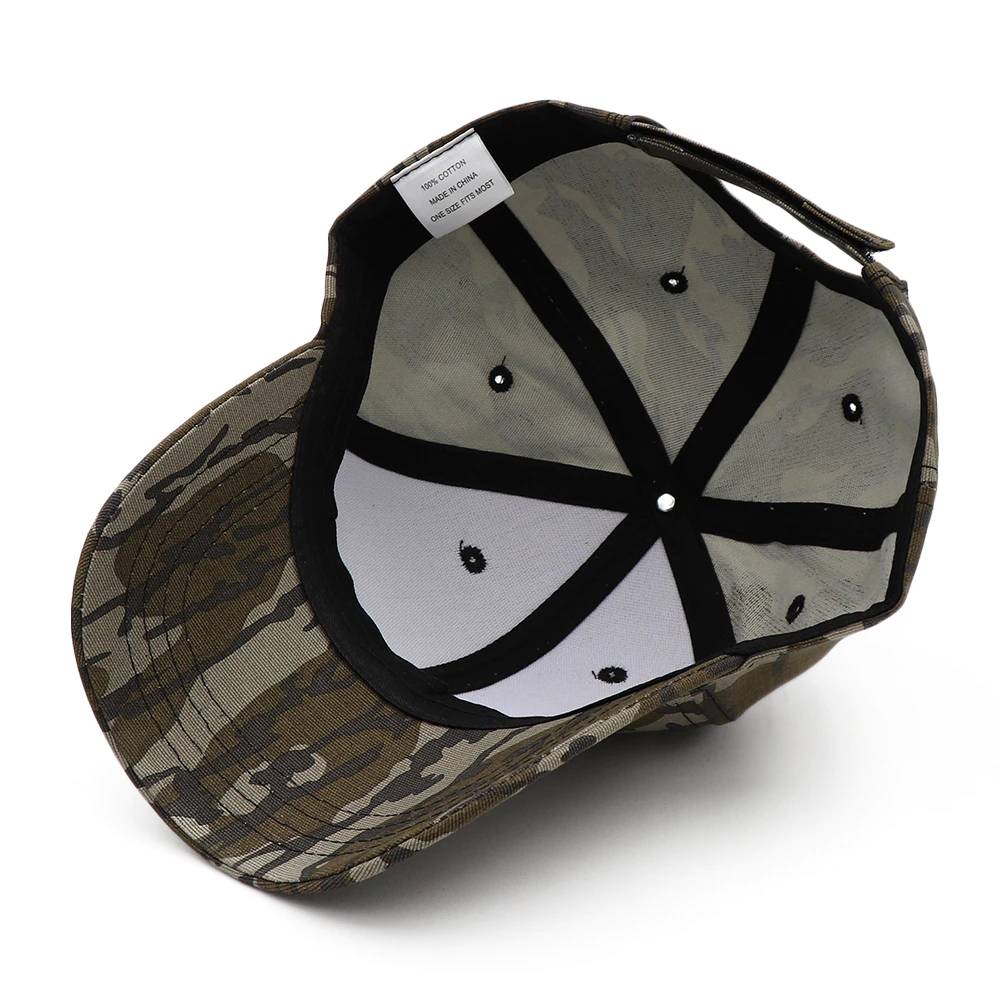 Outdoor Fishing Baseball Hat Camo Hunting Cotton Snapback Dad Caps baseball caps