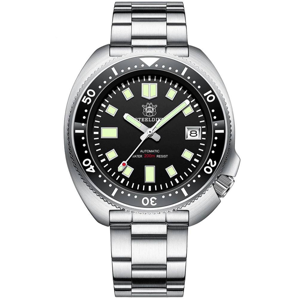 STEELDIVE Watch 200M Diver Automatic Mechanical Men's Watches Watches For Men