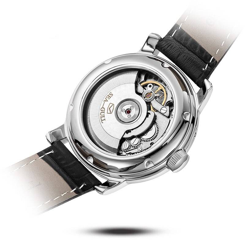 Seagull Mechanical Watch Multi-Function Hollow Flywheel Watches For Men