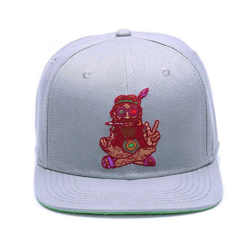 Snapback Hat Cap Hip Hop Style Flat Bill Embroidery Character Adjustable Size baseball caps