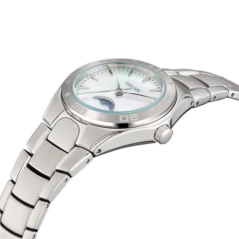 Moon Phase Watch Womens Swiss Ronda Movement Women's Watches
