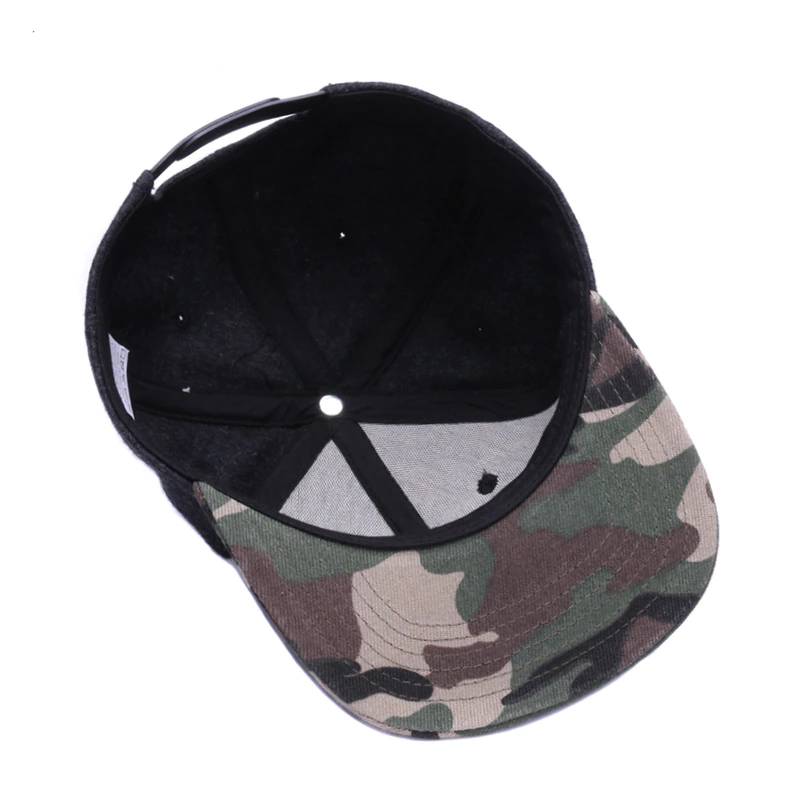 High Quality Wool Snapback Caps Plain Camouflage Baseball Hat baseball caps