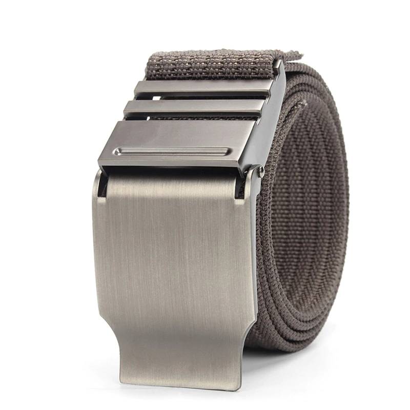 Canvas Mens Military Web Belt Casual Solid Color Mens Belts