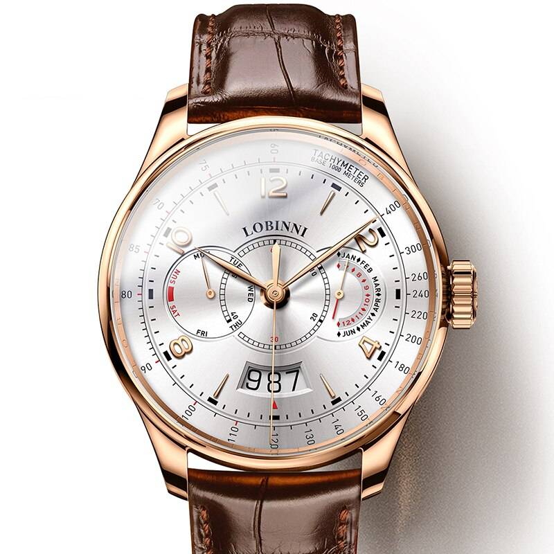Lobinni Swiss Watches Luxury Miyota Automatic Movement Lobinni Watches Watches For Men