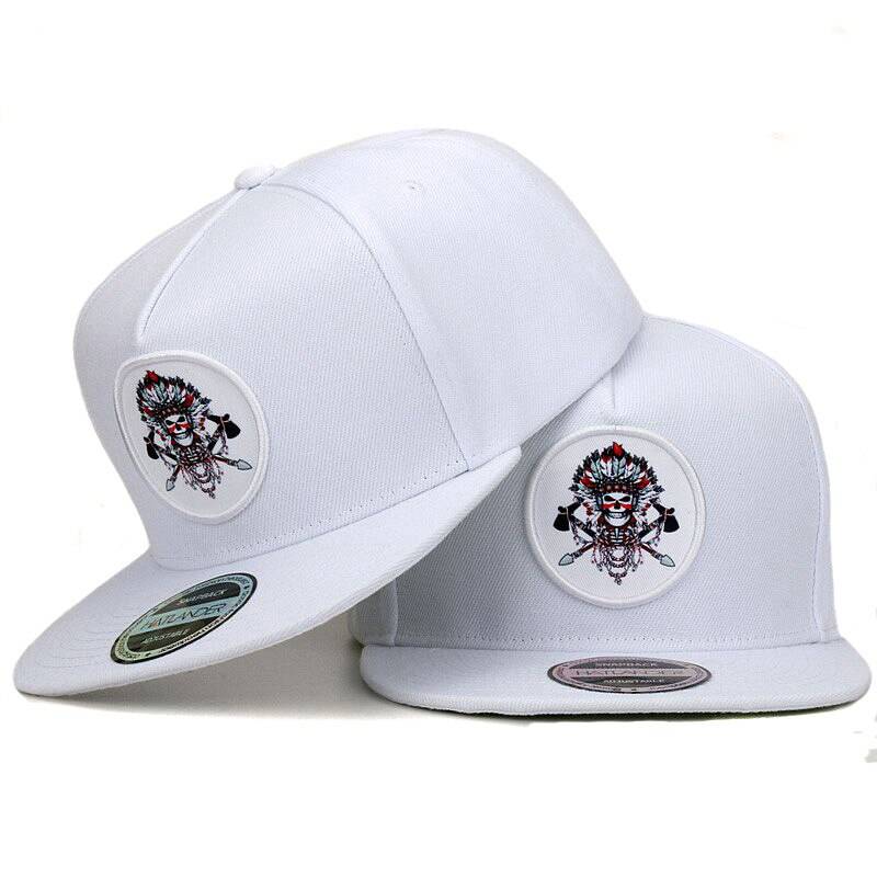White Baseball Caps for Men Women Adjustable Snapback Hat baseball caps