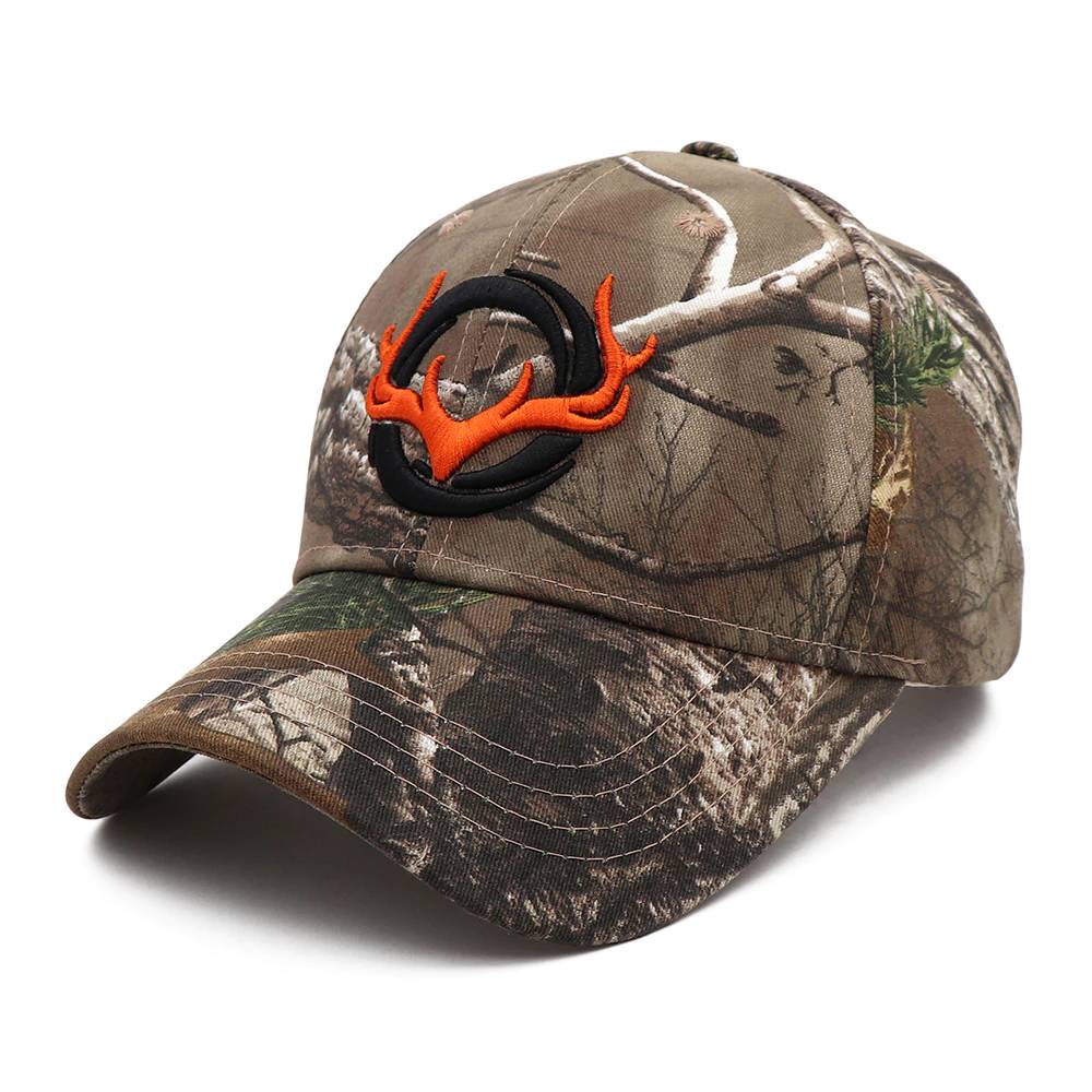 3D Deer Head Outdoor Hunting Camouflage Jungle Hat baseball caps