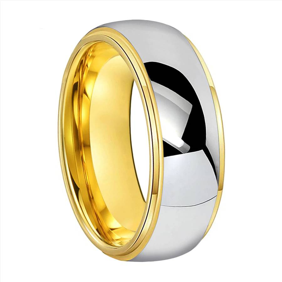 6/8mm Fashion Tungsten Carbide Wedding Band for Men Women Mens Rings Women's Rings