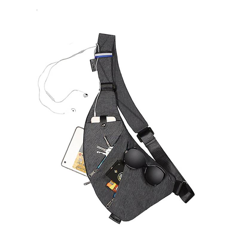 Multifunction Anti Theft Chest Bag Crossbody Pack Chest Waist Bags