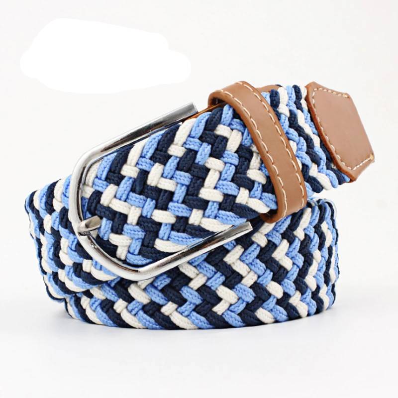 Elastic Braided Belt Woven Stretch Belt 60 Colors Belts For Women