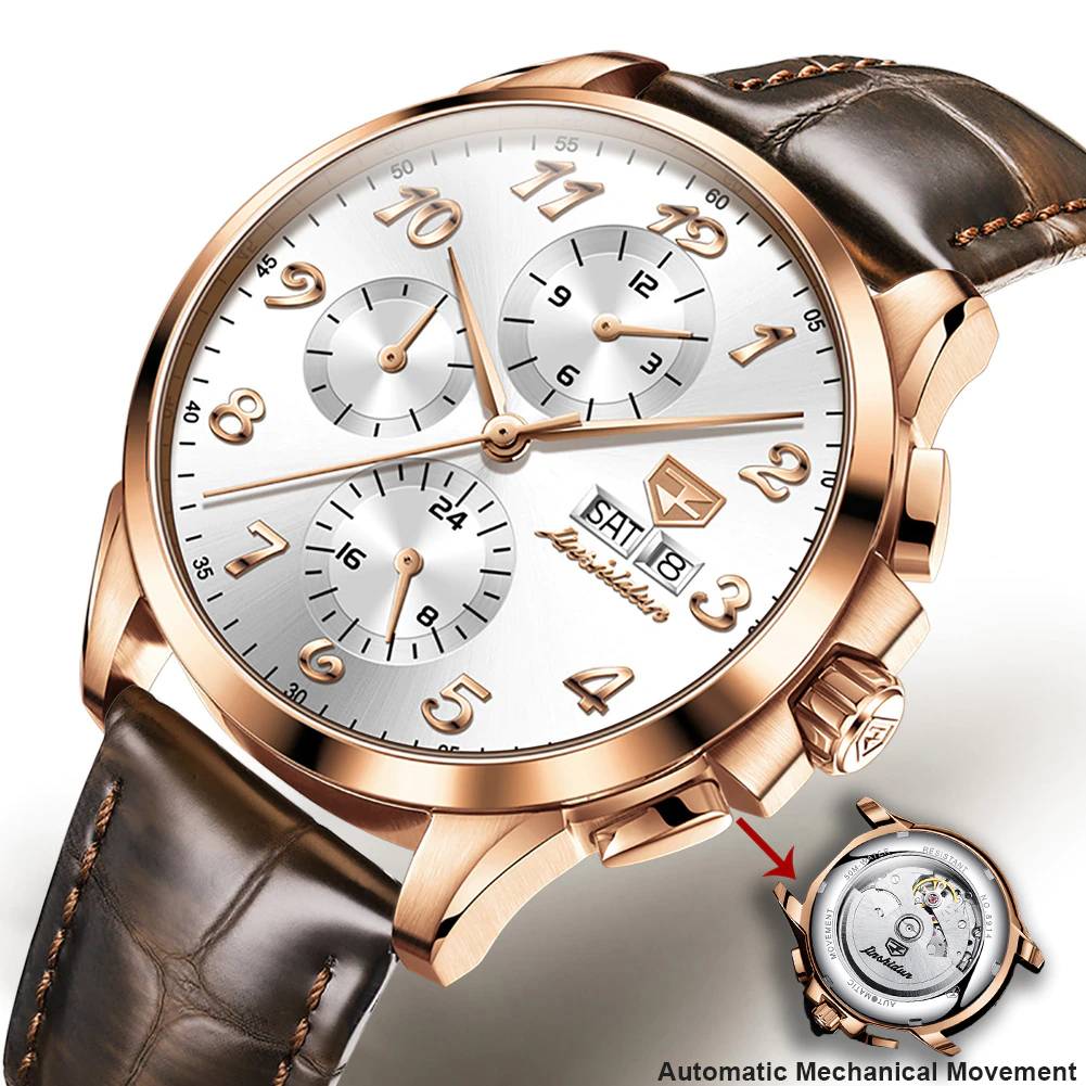 JSDUN 8914 Luxury Automatic Self Winding Watch Watches For Men