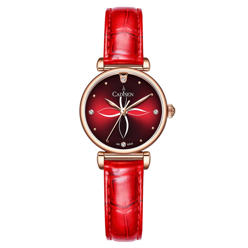 CADISEN 18K GOLD Womens Quartz Movement Watch Cadisen Watches