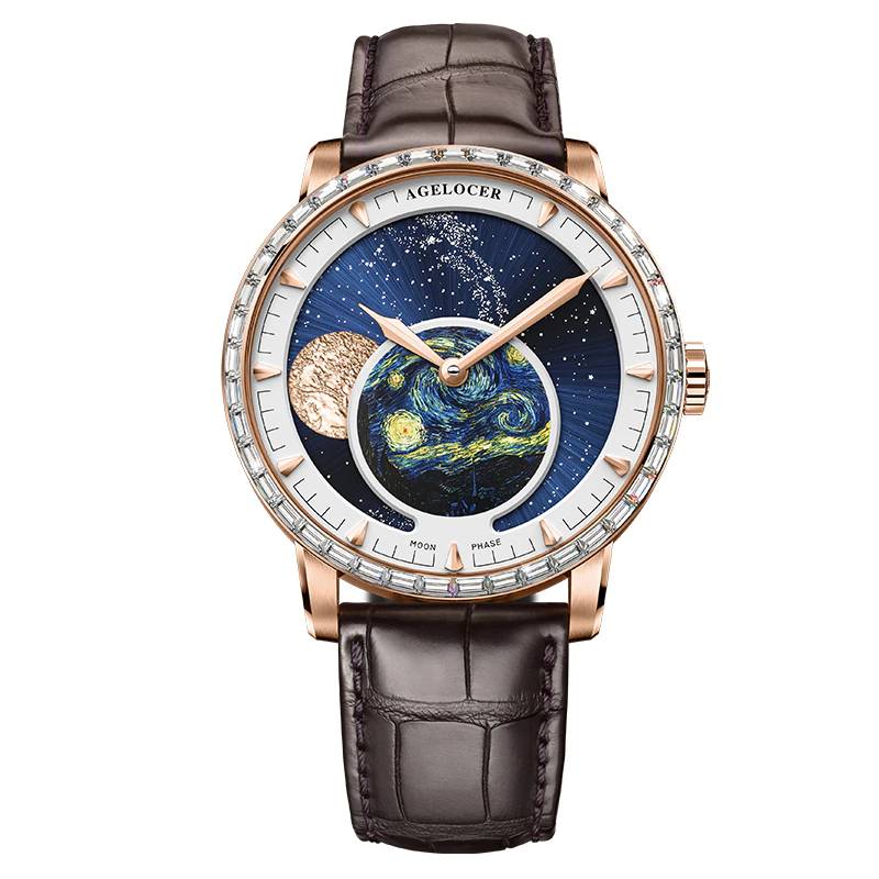 Agelocer 2022 Original Moonphase Dress Watches Watches For Men