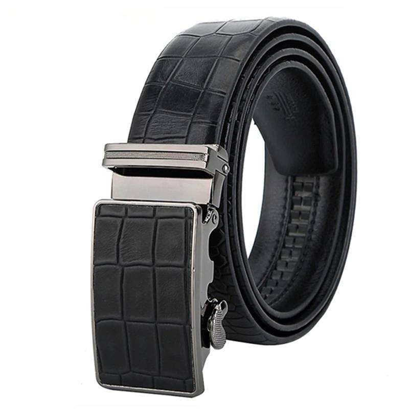 Automatic Crocodile Pattern Belts for Men | Jewelry Addicts