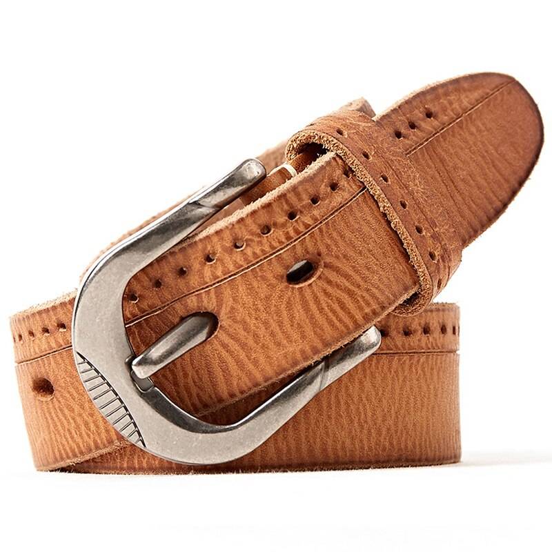 Men's Designer Top Grain Leather Belt Mens Belts