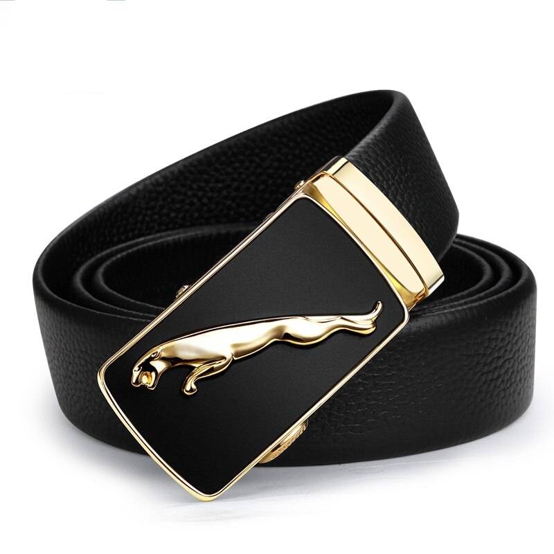 Men's Belt High-quality Luxury Cowhide Genuine Leather Mens Belts