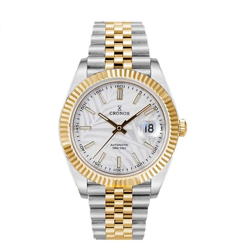 Cronos Watch Date Luxury Mens Dress Wristwatch Watches For Men