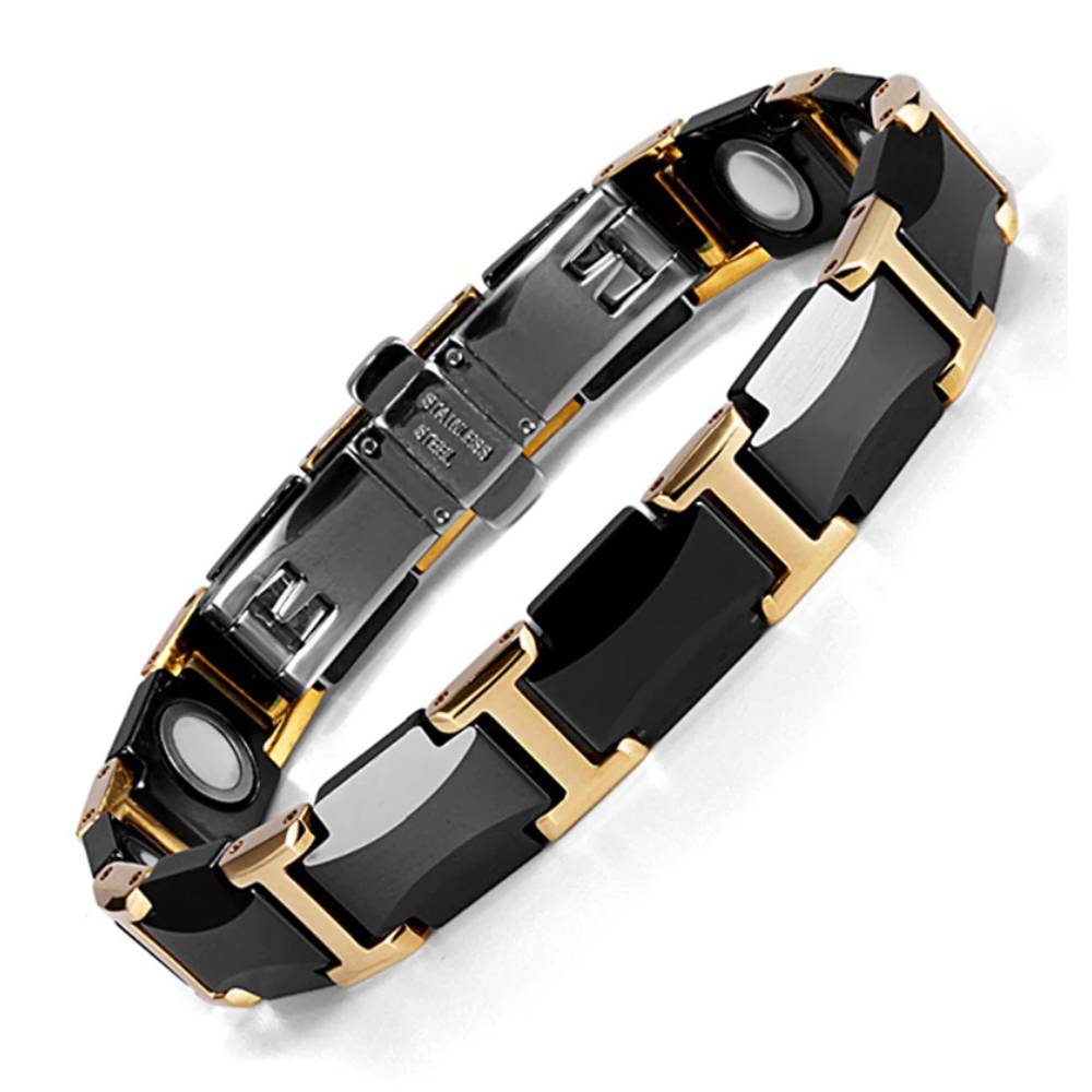 Ceramic and Tungsten Steel Magnetic Bracelets Magnetic Therapeutic Bracelets