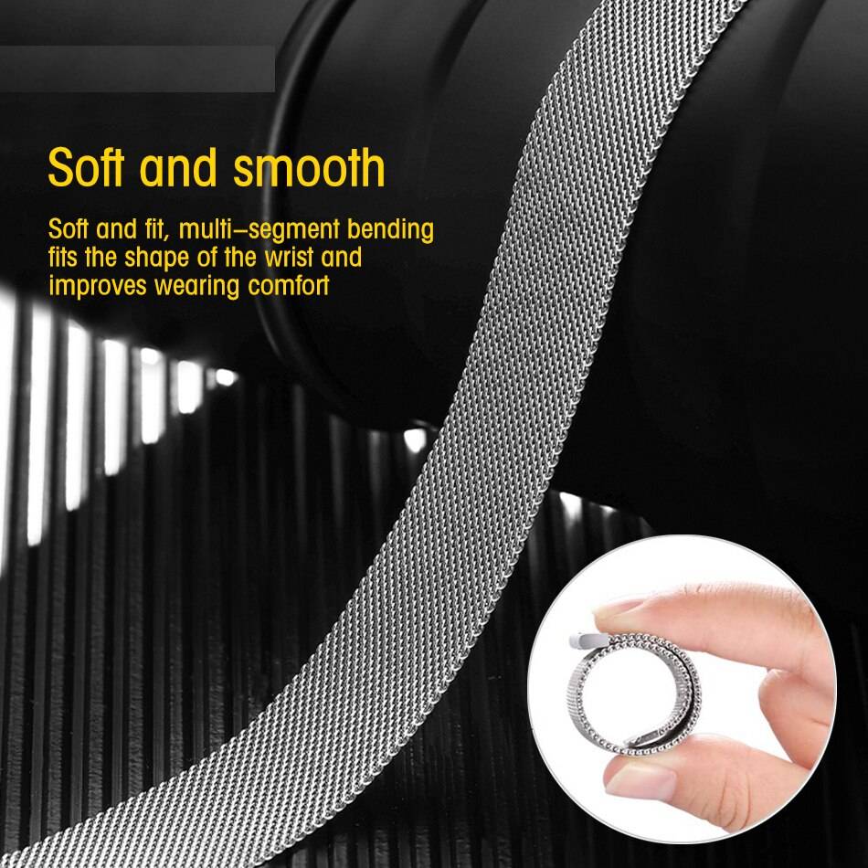 Milanese Strap for Apple Watch Mesh Metal Band Watch Straps and Bands