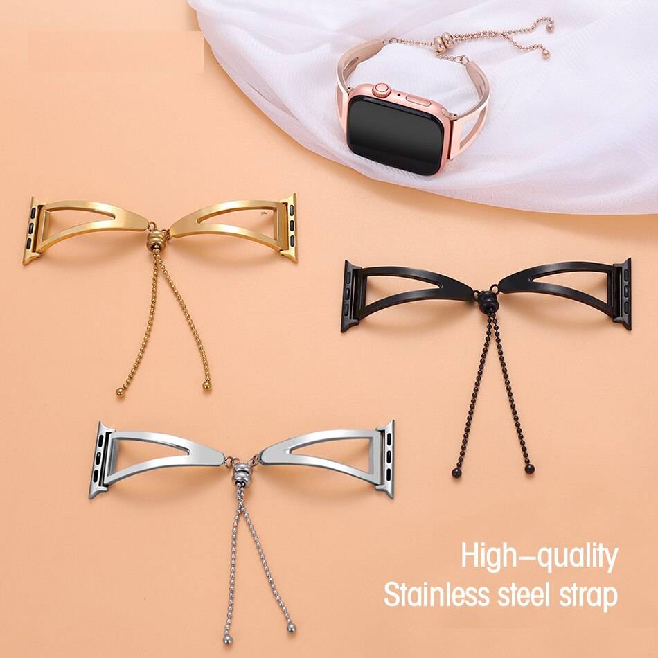 Fashion Women Metal Strap for Apple Watch Watch Straps and Bands