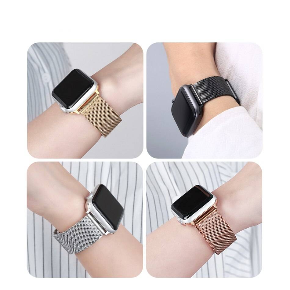 Milanese Strap for Apple Watch Mesh Metal Band Watch Straps and Bands
