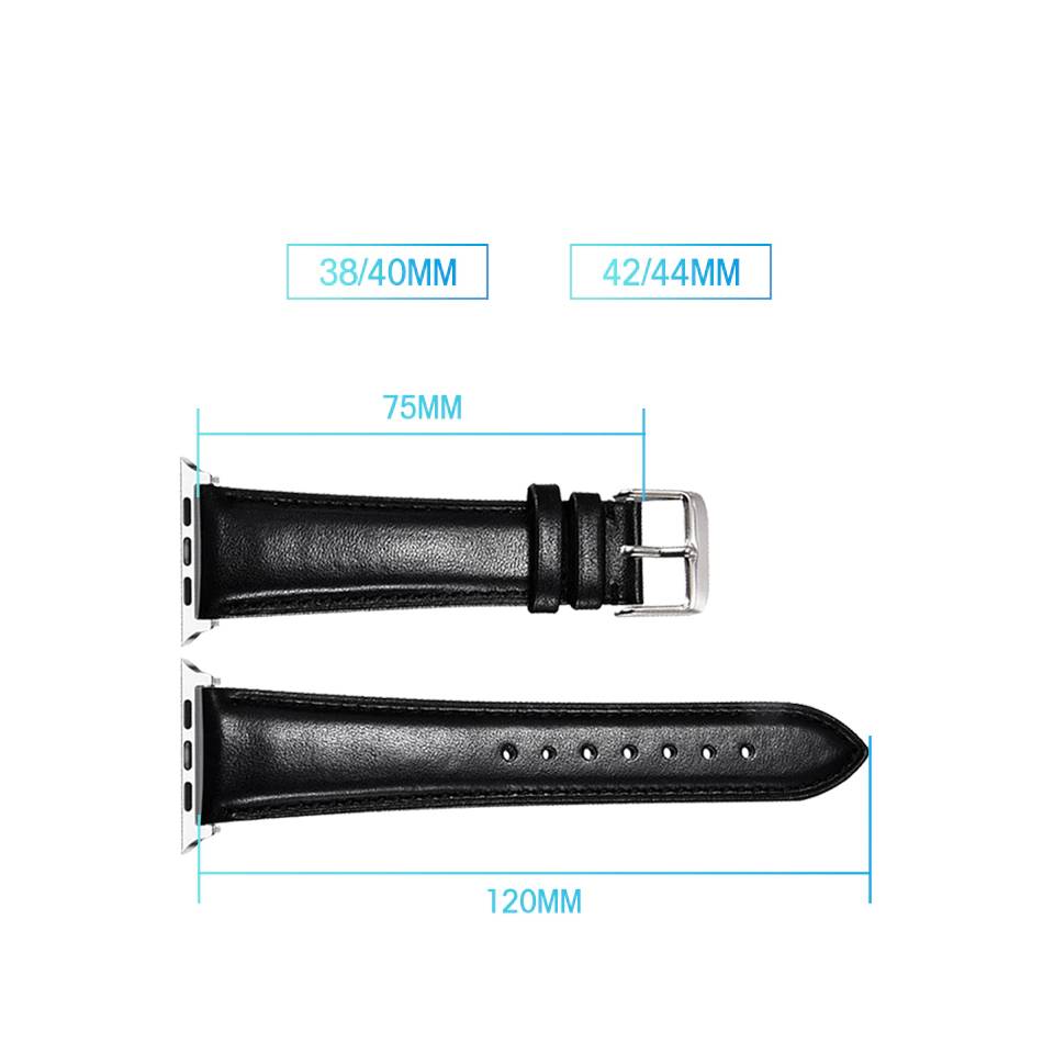 Premium Leather Band for Apple Watch 6/SE/5/4/3/2/1 Watch Straps and Bands