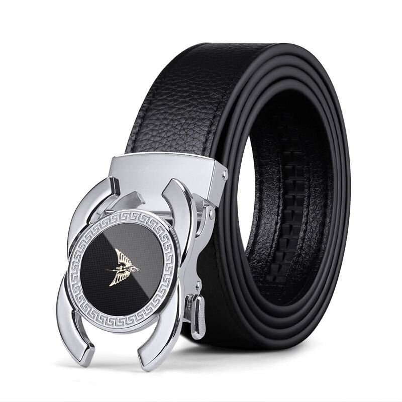 Perfect Fit Adjustable Full Grain Leather Belt Mens Belts
