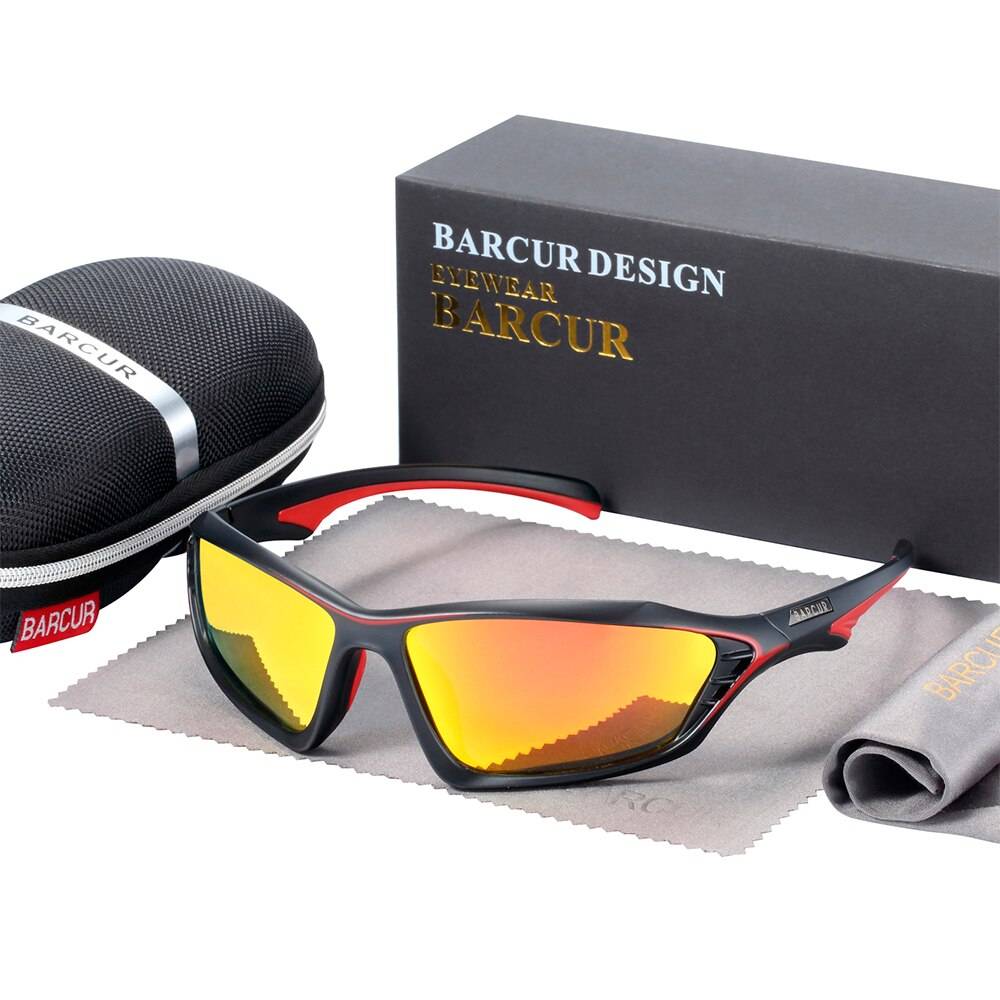 Sports Sunglasses For Men TR90 Unbreakable Frame Unisex Sunglasses