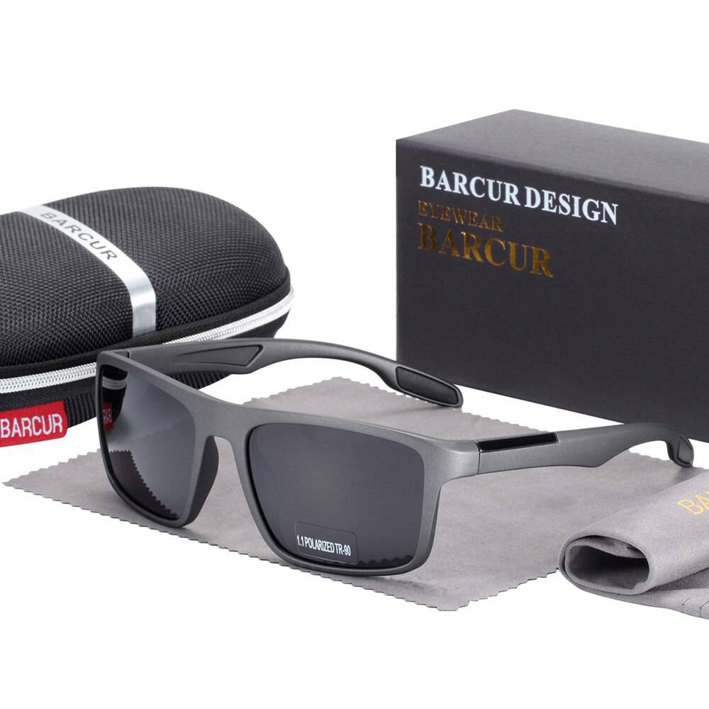 Ultra Lightweight TR90 Square Polarized Sunglasses Unisex Sunglasses