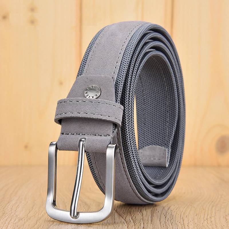 Men's Oxford Suede Leather Belt High Quality Mens Belts