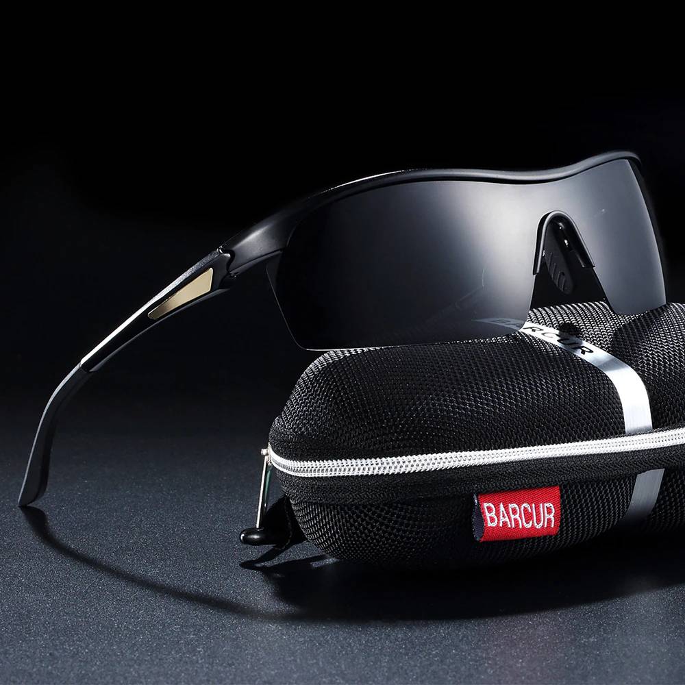 Polarized Aluminum Frame Sports Sunglasses Unisex Sunglasses