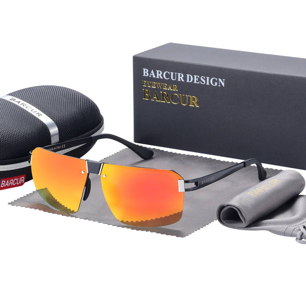 Designer Square Sunglasses for Men Luxury Driving Unisex Sunglasses